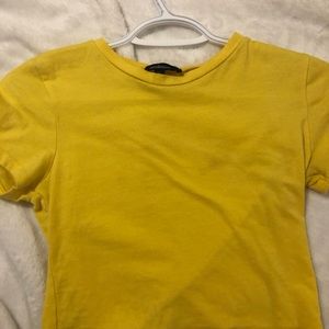 Yellow baby tee